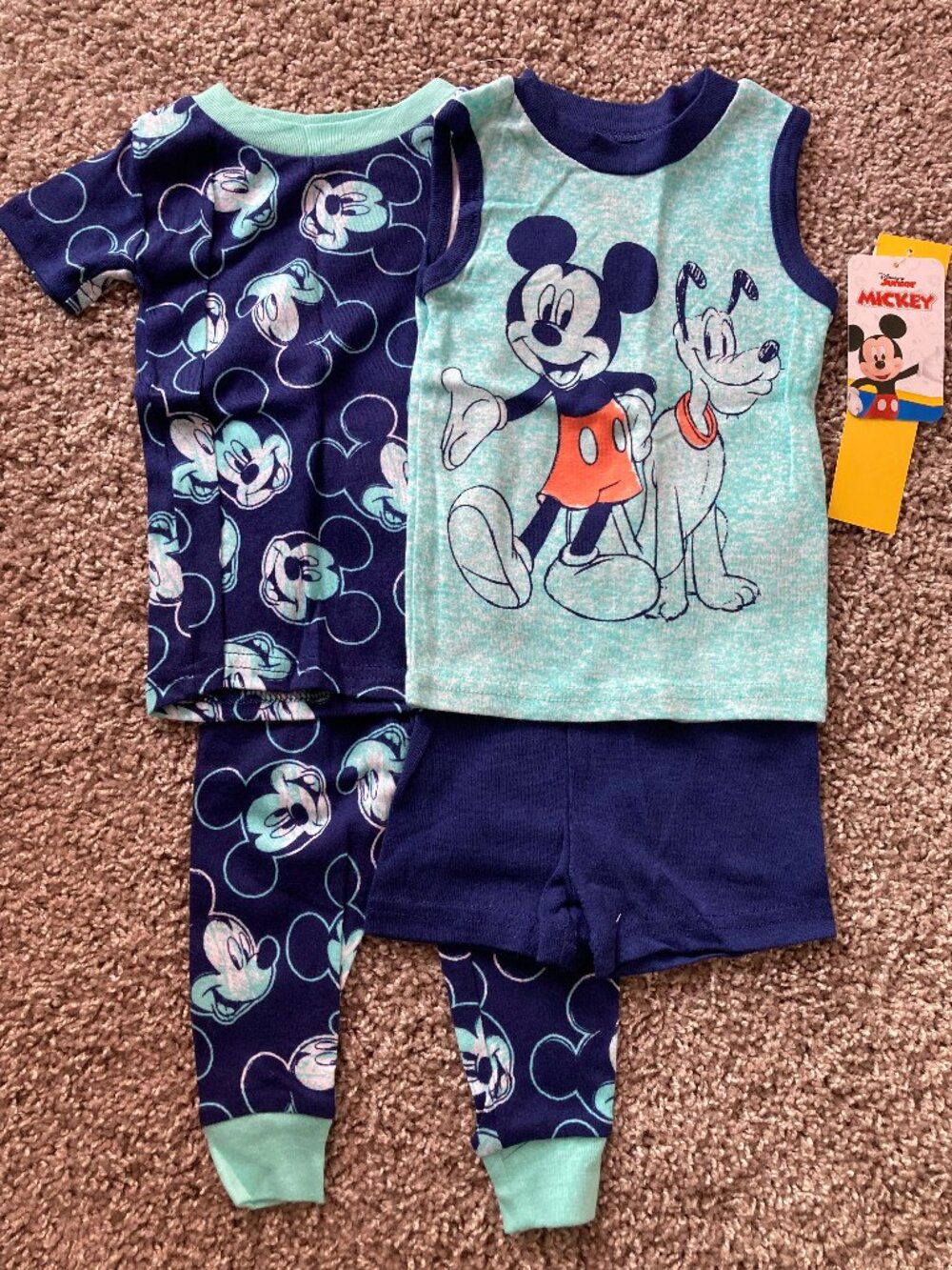 Disney Mickey Pj Set Size 18mo